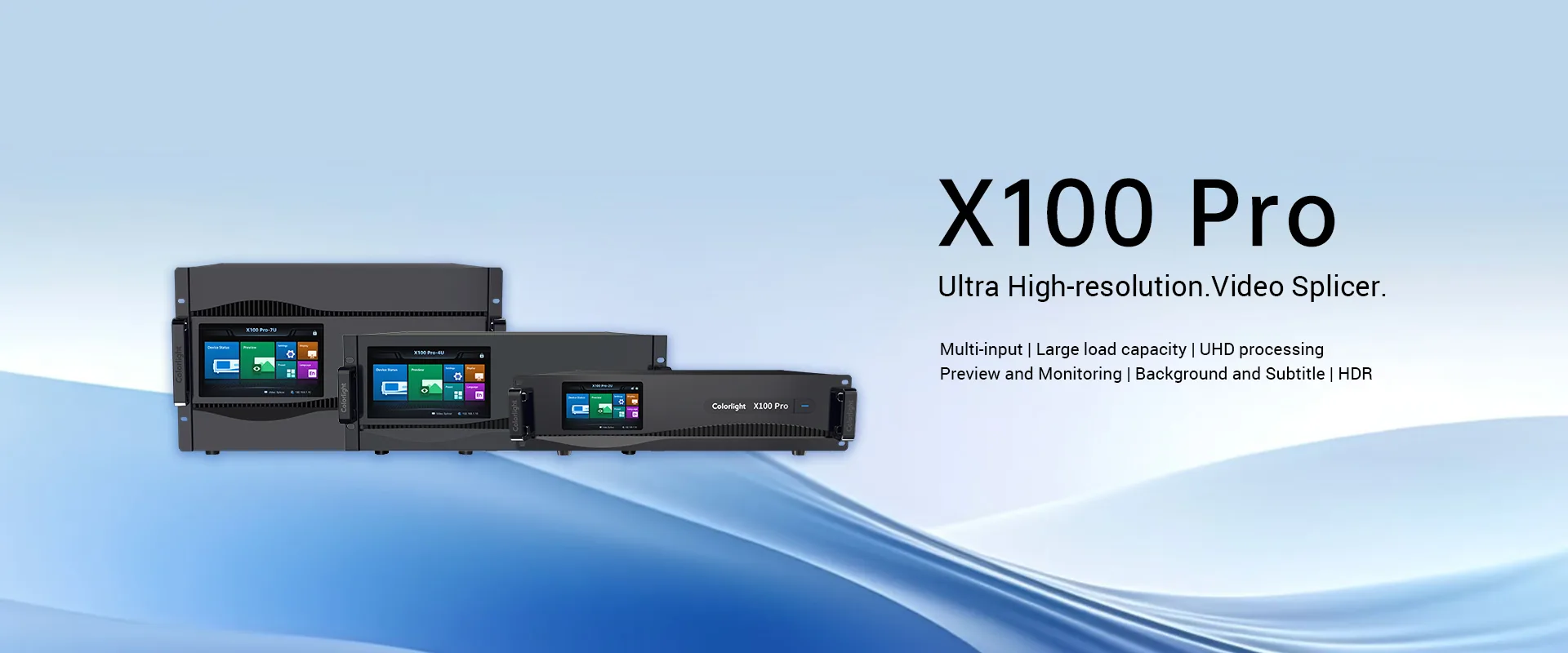 Colorlight X100Pro-4U LED Video Controller รองรับ 8,880,000 พิกเซล
