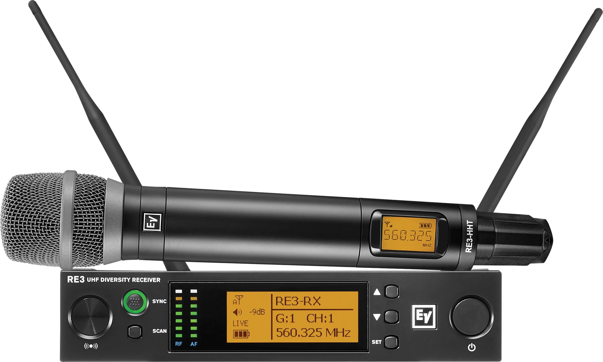 Electro-Voice RE3-RE520-T ชุดไมโครโฟนไร้สายแบบมือถือ Wireless microphone รูป 2