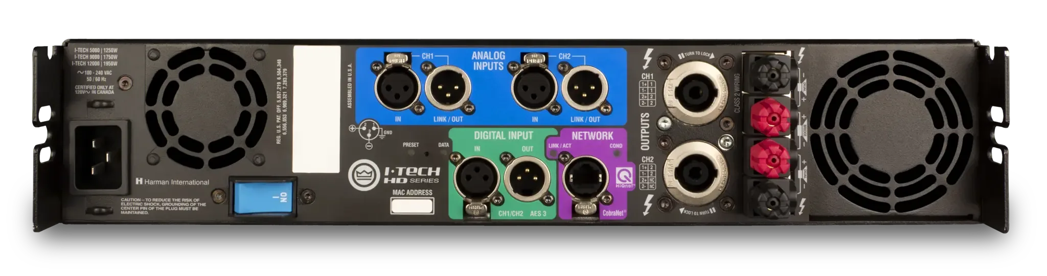 CROWN I-T5000HD Stereo Power Amplifier 1250W รูป 2