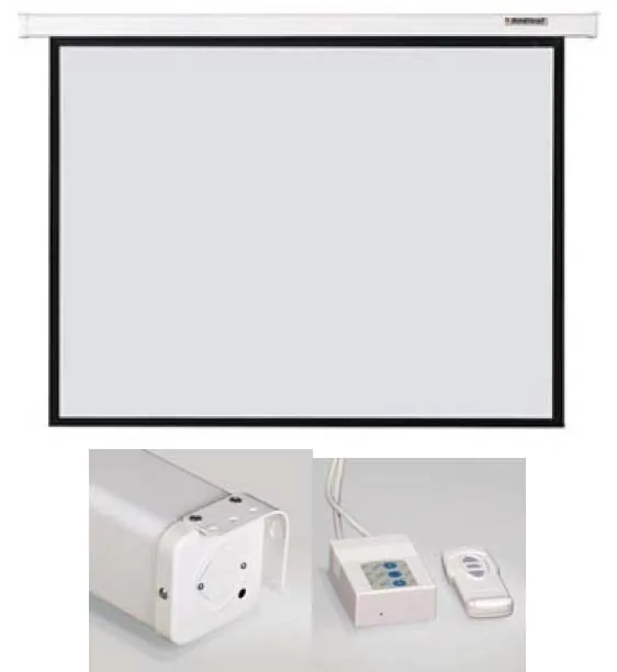 RAZR EMW-A100 Metal Motorized Screens จอภาพแบบมอเตอร์ไฟฟ้า 120 นิ้ว จอโปรเจคเตอร์