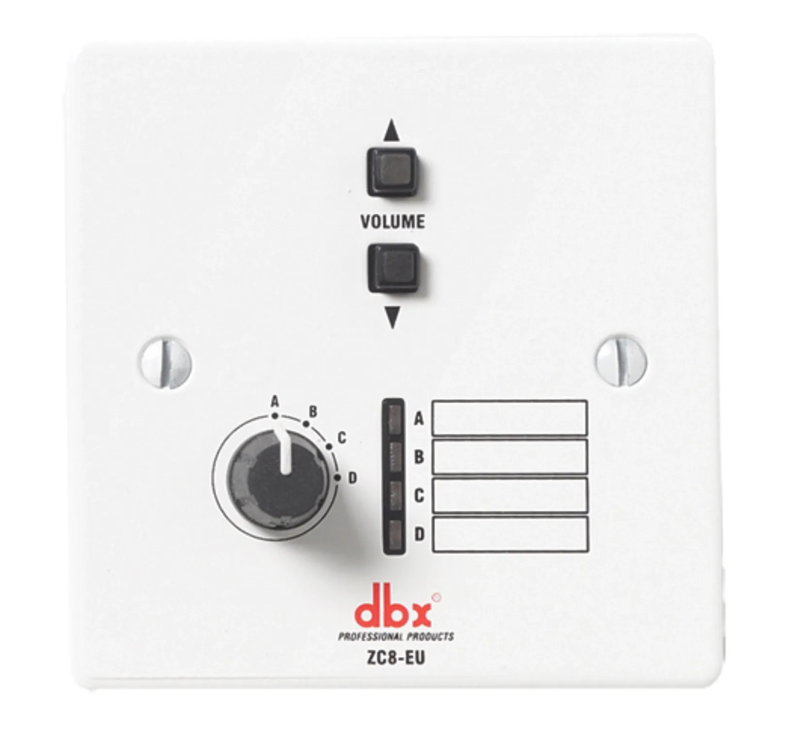 DBX ZC8 Wall-Mounted Zone Controller digital signal processor