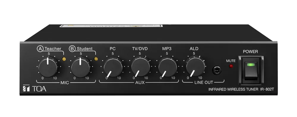TOA IR-802T Infrared Wireless Tuner microphone