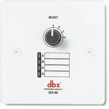 DBX ZC3 Wall-Mounted Zone Controller digital signal processor
