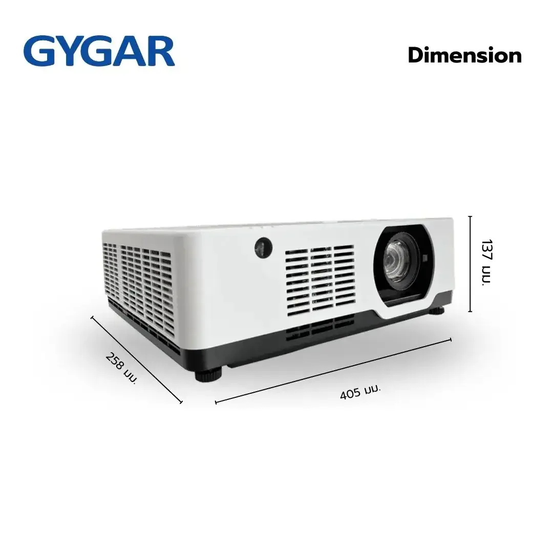 GYGAR PG-CL-60W Laser Projector 6000 Ansi , WXGA รูป 2