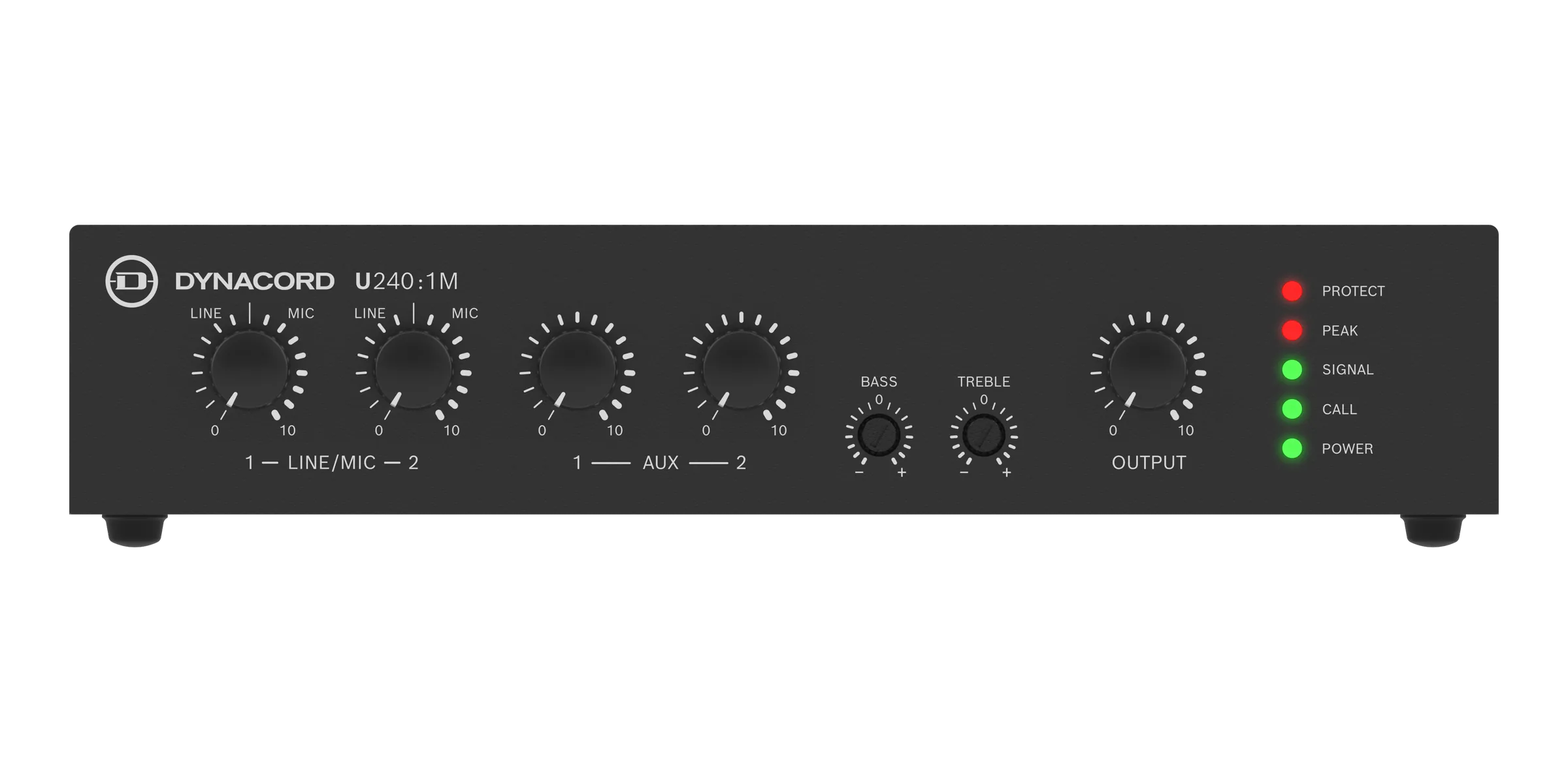 DINACORD U240:1M 4 Input Mixing Amplifier 240W 4Ω รูป 6