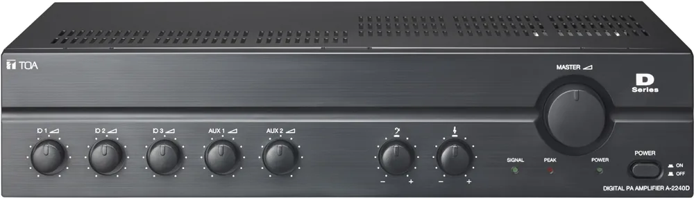 TOA A-2240D-AS เครื่องขยายเสียง 240W แอมป์