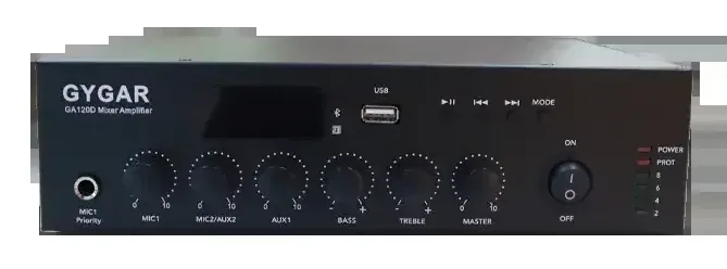GYGAR GA120D Digital Mixer Amp 120 Watt มิกเซอร์