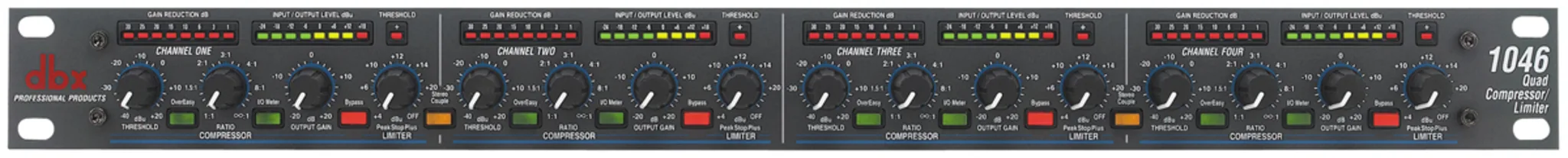 dbx 1046 V Quad Compressor Limiter digital signal processor