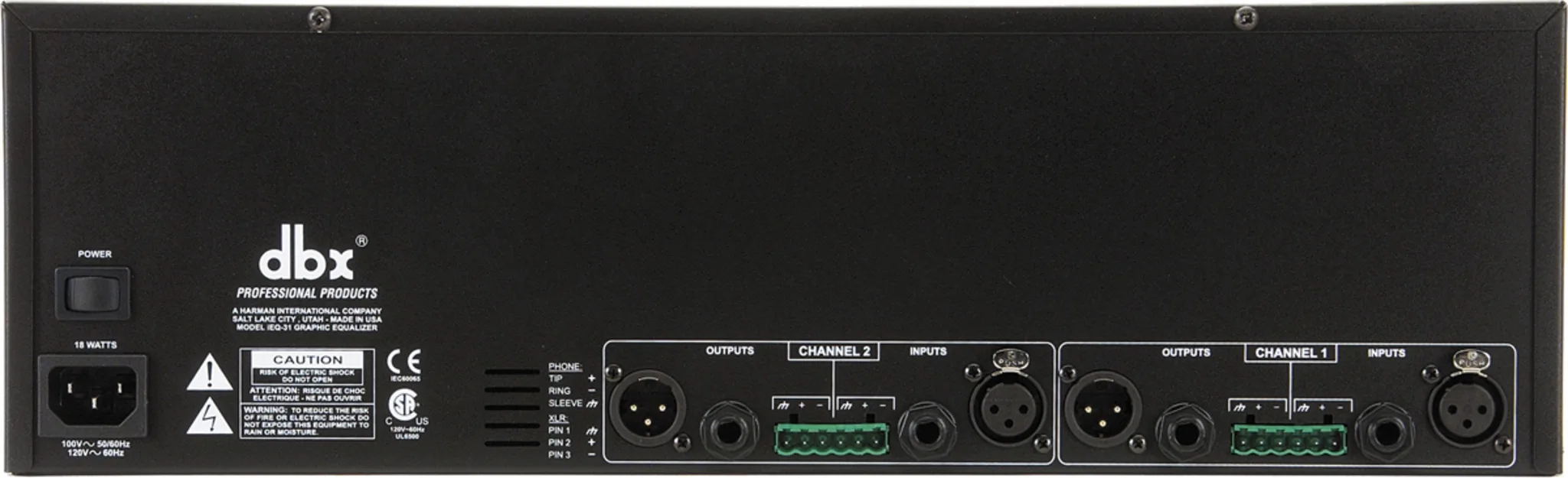 DBX iEQ31 Dual 31-Band Graphic EQ digital signal processor รูป 2