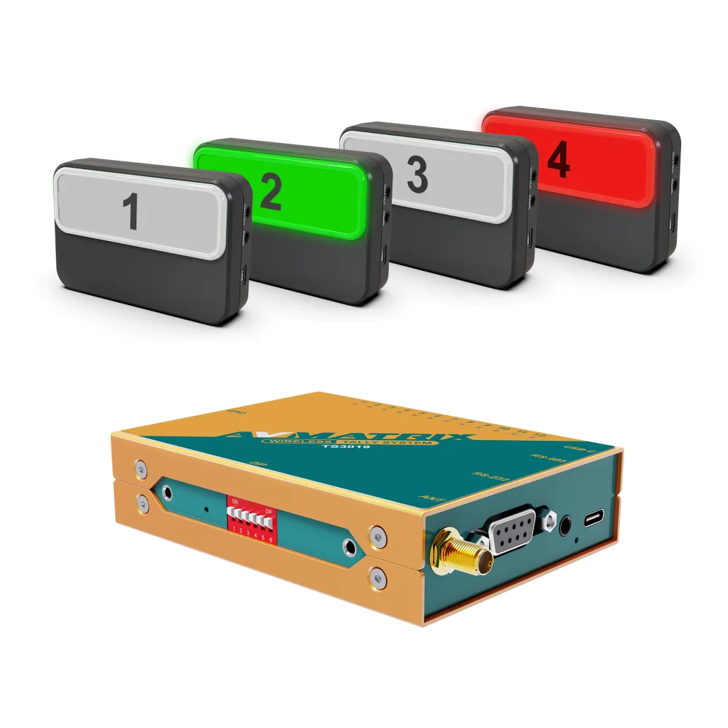 AVMATRIX TS3019-4, ( 1 Tally BOX+ 4 Lamps ) Wireless Tally System, Tally, TS3019-4, TS3019-4, Wireless Tally System, รูป 8