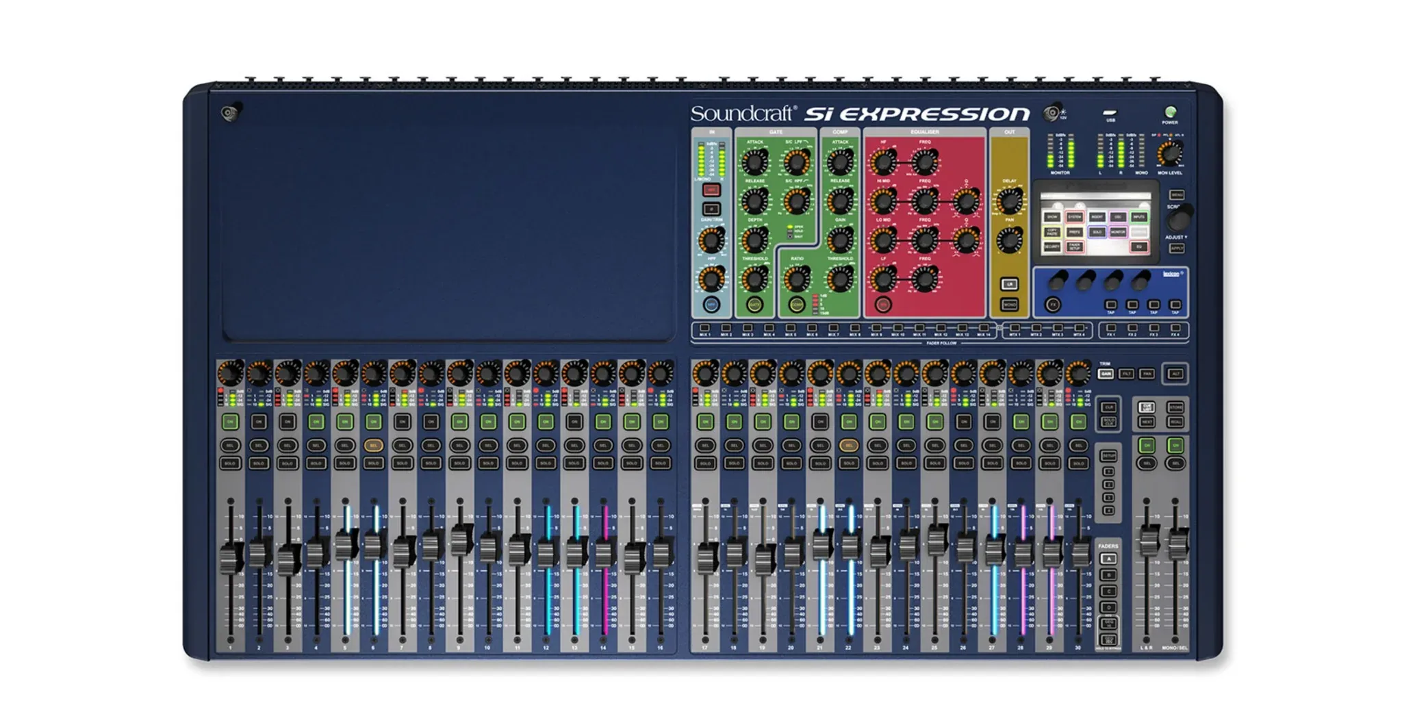 Soundcraft Si Expression 3 ดิจิตอลมิกเซอร์ 32 ช่อง มิกเซอร์ รูป 4