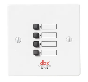 DBX ZC7 Wall-Mounted Zone Controller digital signal processor รูป 2