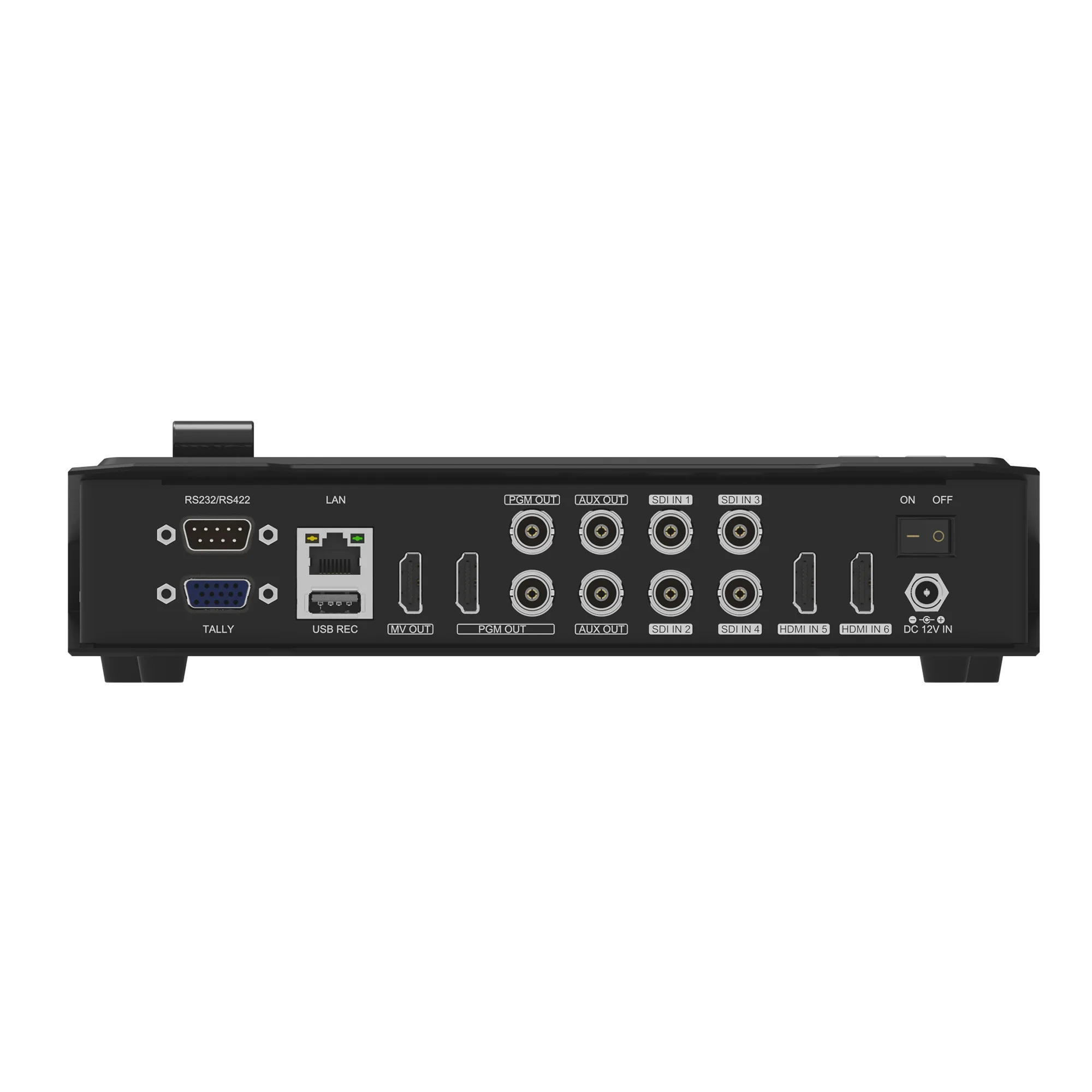 AVMATRIX VS0605E (Shark S6), 6 CH x2 HDMI x4 SDI Video Switcher with Recording and Streaming รูป 5