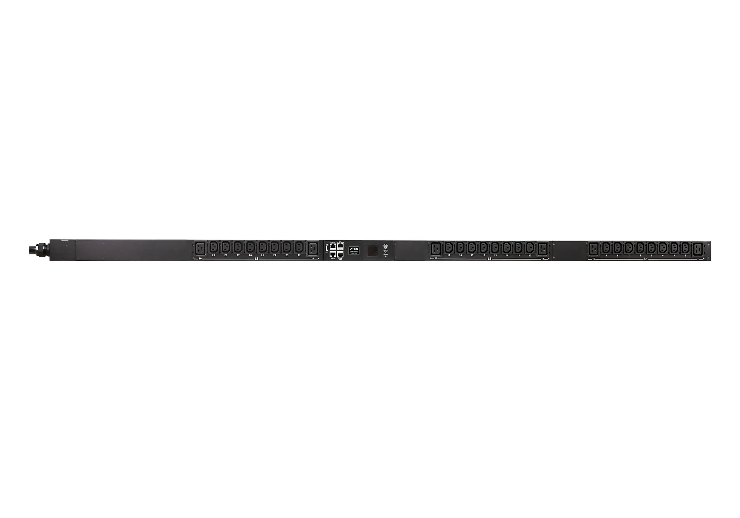 ATEN PG98230G 16A 30-Outlet 3-Phase Outlet-Metered & Switched eco PDU Power Distribution Unit ระบบ ปิด-เปิด ไฟฟ้าอัจฉริยะ รูป 2