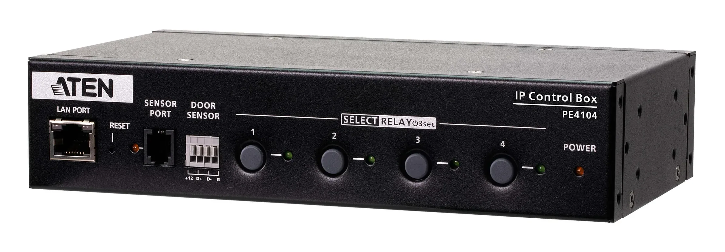 ATEN PE4104G 4-Outlet IP Control Box Power Distribution Unit ระบบ ปิด-เปิด ไฟฟ้าอัจฉริยะ