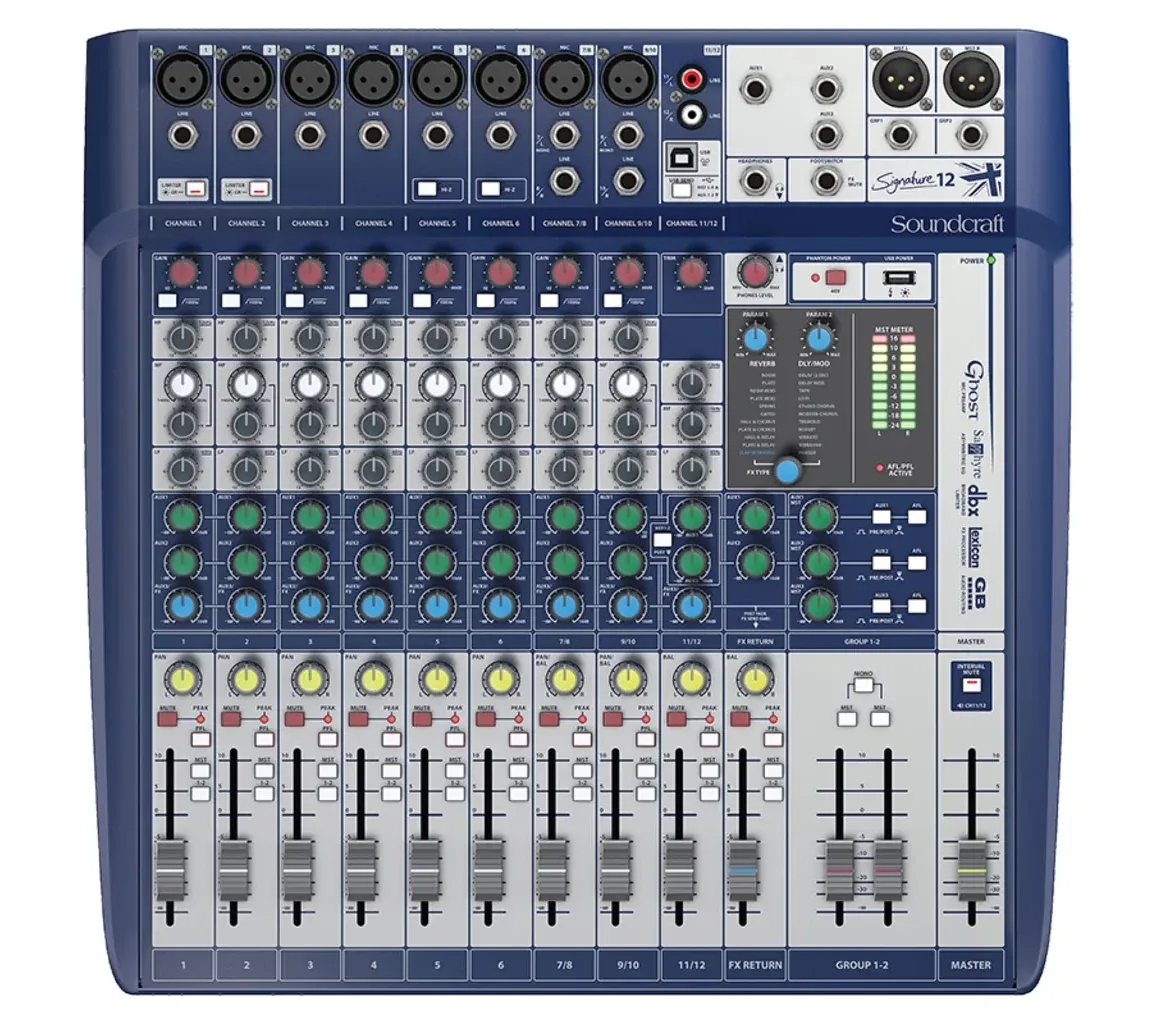 Soundcraft Signature 12 มิกเซอร์ ระบบอนาล็อก Mixer มิกเซอร์