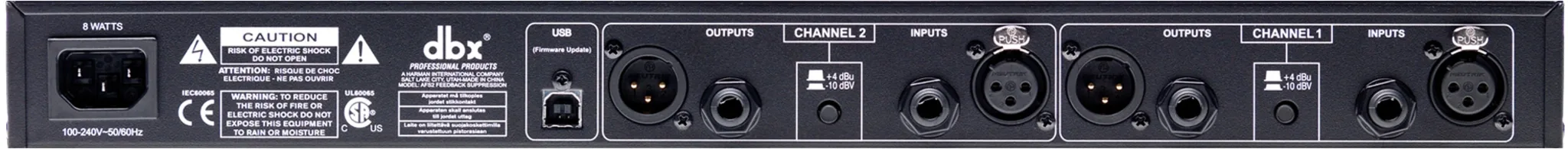 dbx AFS2-V เครื่องป้องกันเสียงฟีดแบค digital signal processor รูป 2