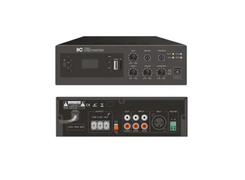 ITC T-B60E 60W Mini Mixer Power Amplifier USB BT TF Card