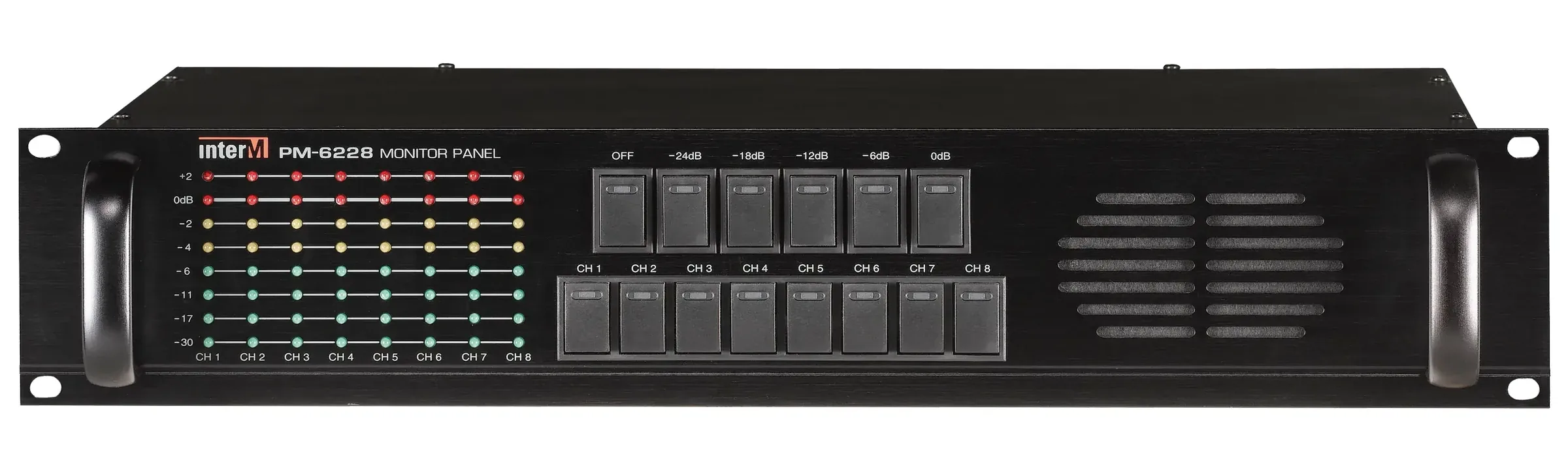 Inter-M PM-6228 MONITOR PANEL 8AMP input mpnitoring digital signal processor