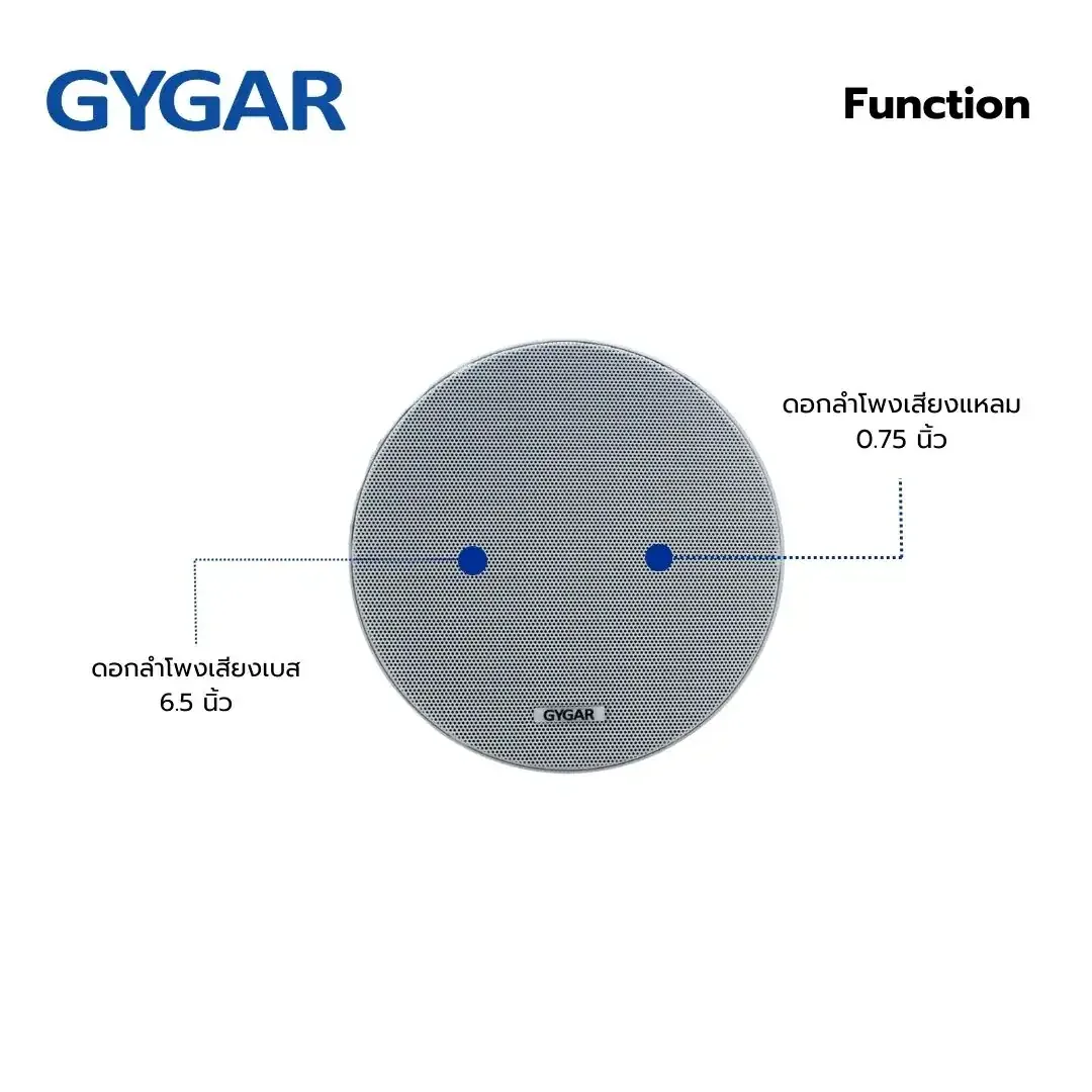 GYGAR GS10C Ceiling Speaker 10Watt ลำโพงติดเพดาน ceiling speaker รูป 2