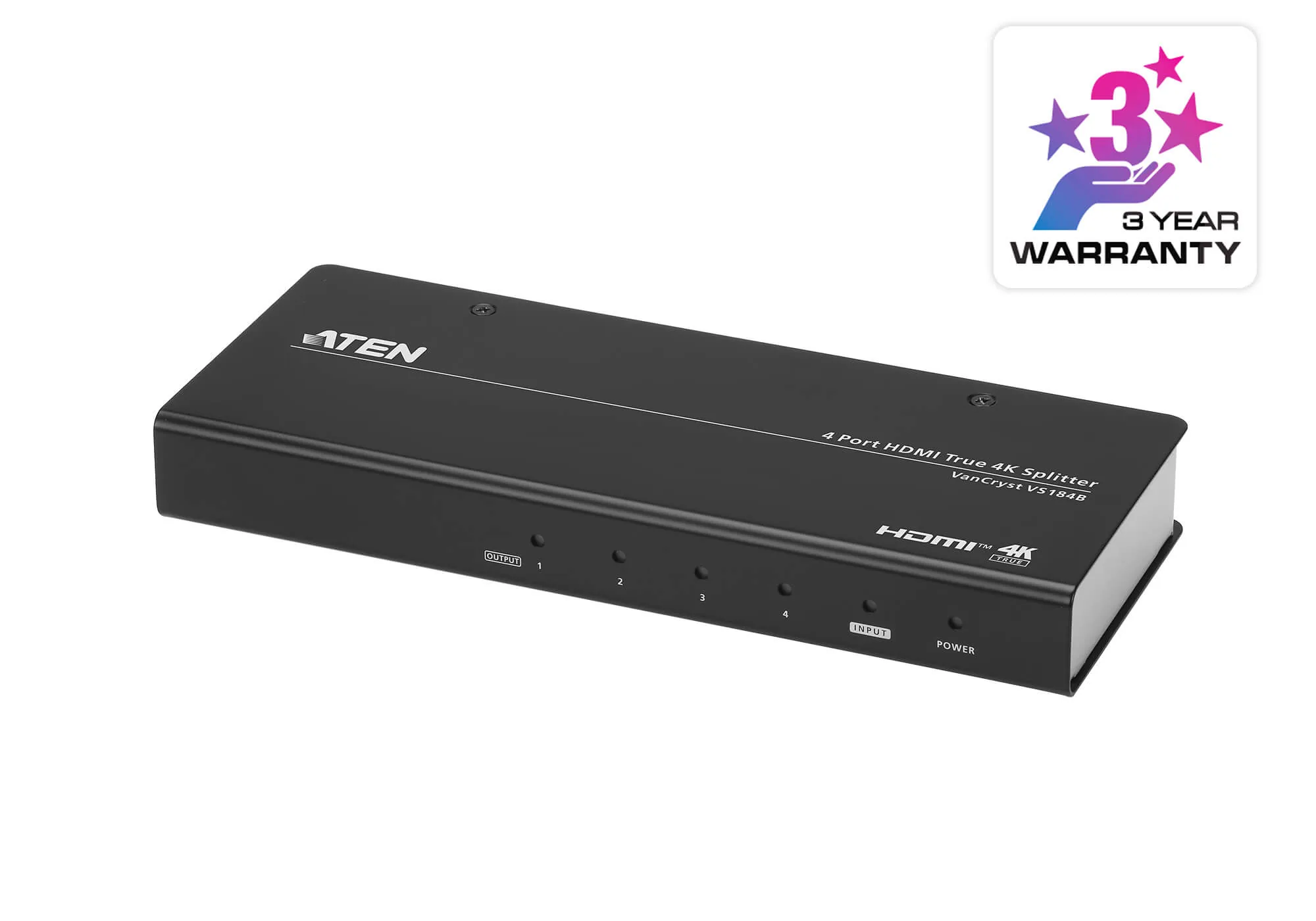 ATEN VS184B 4-Port 4K HDMI Splitter