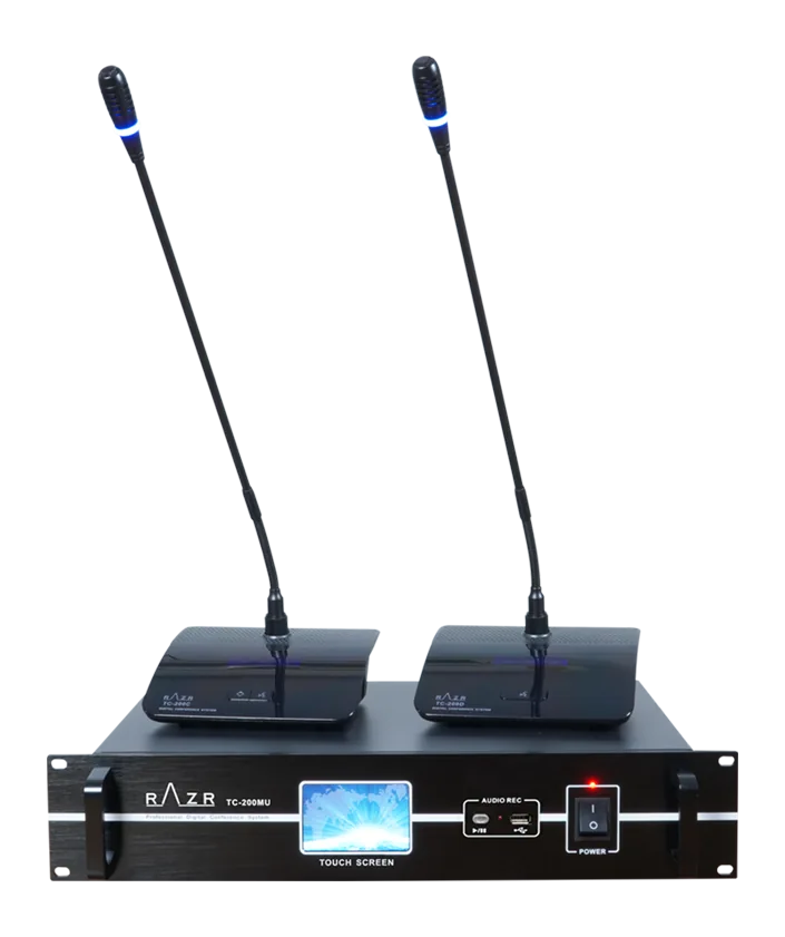 RAZR TC-200MU Main controller ไมค์ประชุม ชุดประชุม ไมค์ห้องประชุม ไมค์ microphone conference